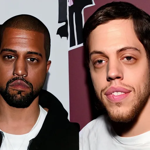 Image similar to pete davidson as kanye west