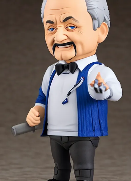 Image similar to bill murray, an nendoroid of bill murray figurine, realistic face, detailed product photo