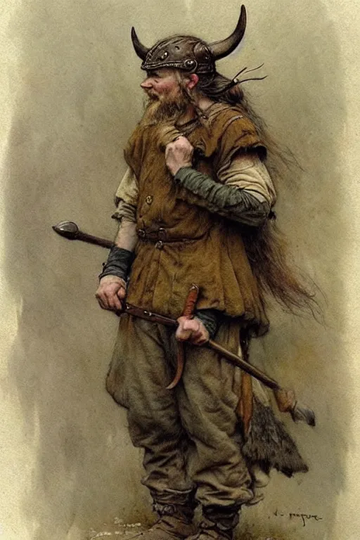 Prompt: (((((1950s viking . muted colors.))))) by Jean-Baptiste Monge !!!!!!!!!!!!!!!!!!!!!!!!!!!