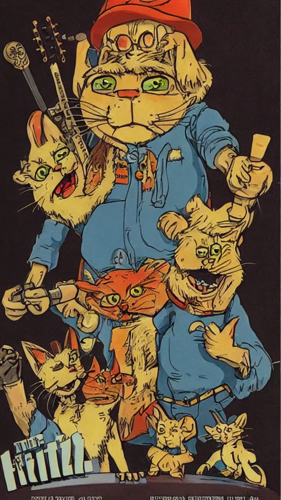 Image similar to fritz the cat