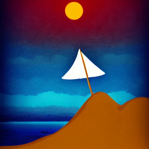 Prompt: graham cracker sailboat floats in a sea of hot chocolate, marshmallow cloud in sky above, abstract environment, award winning art, epic dreamlike fantasy landscape, ultra realistic,