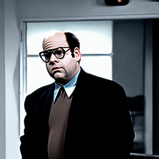 Image similar to George Costanza from Seinfeld in a Noir Film