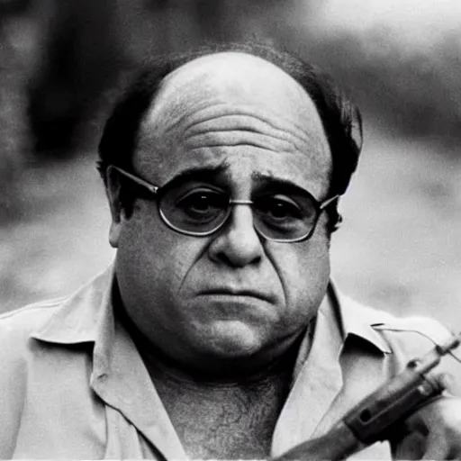 Prompt: Danny DeVito joins the VietCong, epic quality, dramatic, 8k, movie still, sharp focus