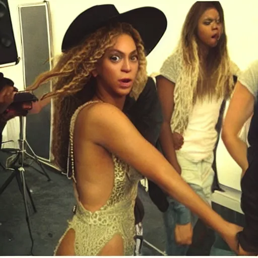 Prompt: beyonce behind the scenes for the music video ‘ break my soul ’