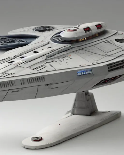 Image similar to model of star trek's u. s. s. enterprise