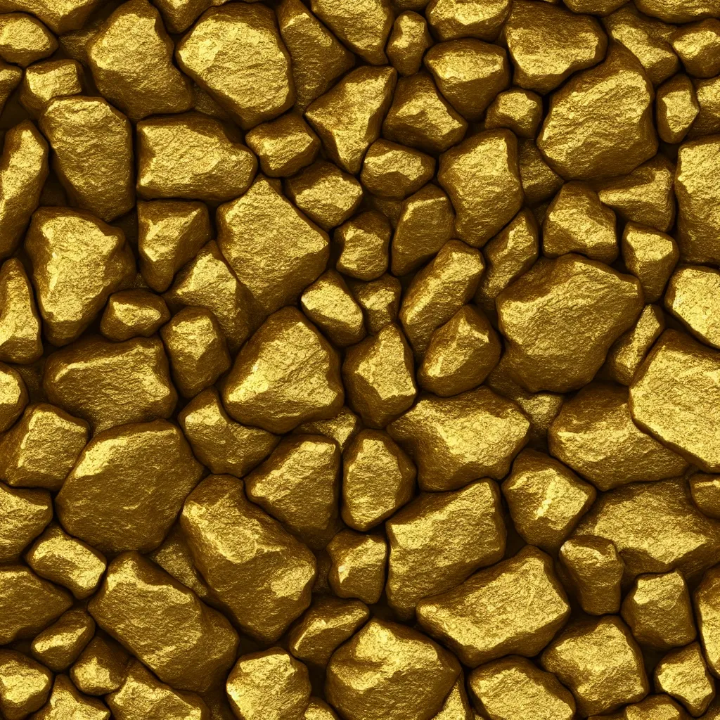 Prompt: huge gold mineral ore texture material, high definition, high detail, 8k, photorealistic