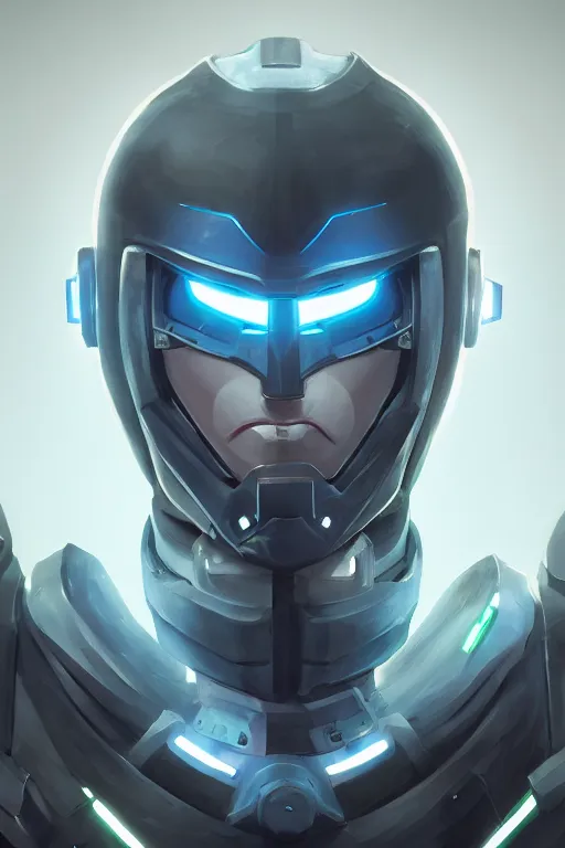 Image similar to epic mask helmet robot ninja portrait stylized as fornite style game design fanart by concept artist gervasio canda, behance hd by jesper ejsing, by rhads, makoto shinkai and lois van baarle, ilya kuvshinov, rossdraws global illumination radiating a glowing aura global illumination ray tracing hdr render in unreal engine 5