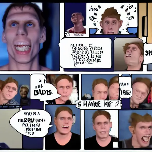 Image similar to jerma985 letting his fans peep the horror