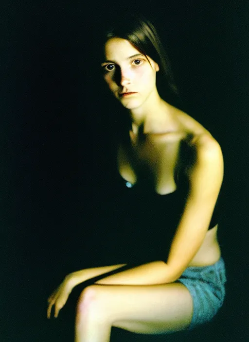 Image similar to a portrait of a pretty young lady by bill henson