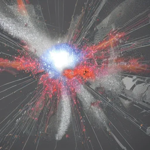 Image similar to exploding explosion