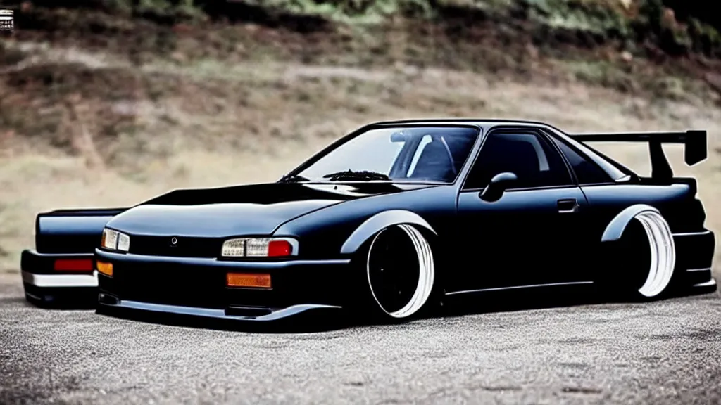 Prompt: a modernized 240sx