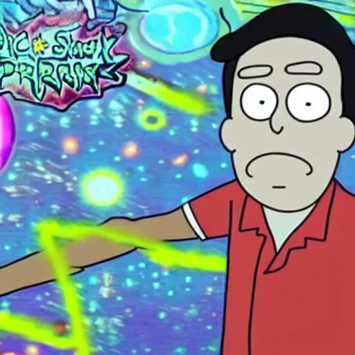 Prompt: Phil swift in Rick n morty