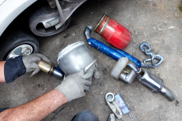 Image similar to catalytic converter theft by sailor moon