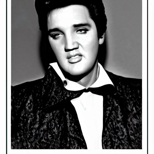 Image similar to photo of elvis in elizabethan fashion