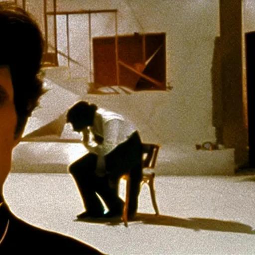 Image similar to Live Action Still of Jerma in A Clockwork Orange, real life, hyperrealistic, ultra realistic, realistic, highly detailed, epic, HD quality, 8k resolution, body and headshot, film still