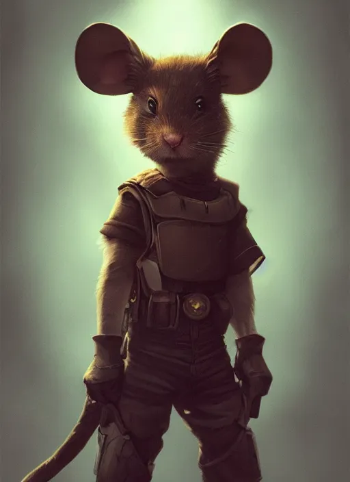 Image similar to portrait, cute Mouse hero, dramatic lighting, cinematic, establishing shot, extremly high detail, foto realistic, cinematic lighting, post processed, concept art, artstation, matte painting, style by eddie mendoza, raphael lacoste, alex ross