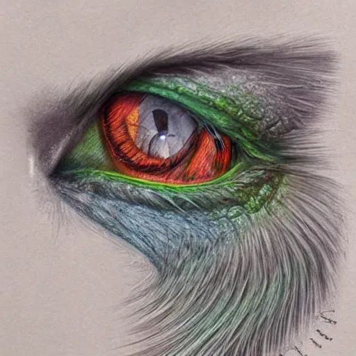 Image similar to Colored pencil art, highly detailed, artstation