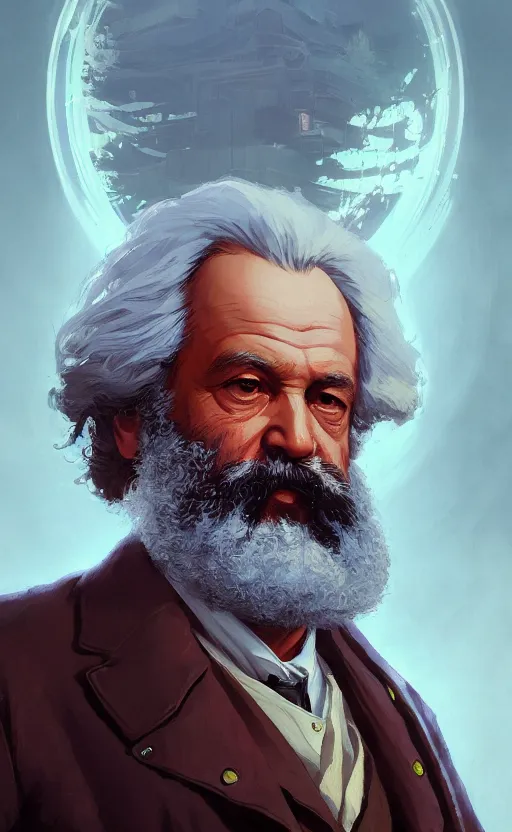 Prompt: highly detailed portrait of karl marx in gta v, stephen bliss, unreal engine, fantasy art by greg rutkowski, loish, rhads, ferdinand knab, makoto shinkai and lois van baarle, ilya kuvshinov, rossdraws, tom bagshaw, global illumination, radiant light, detailed and intricate environment