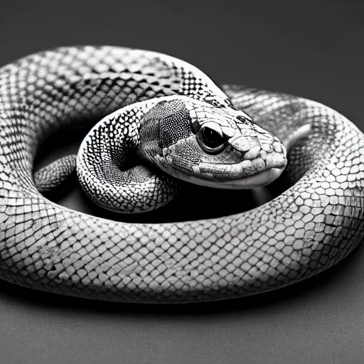 Prompt: a photograph of a Snake in a case as a pet, realistic