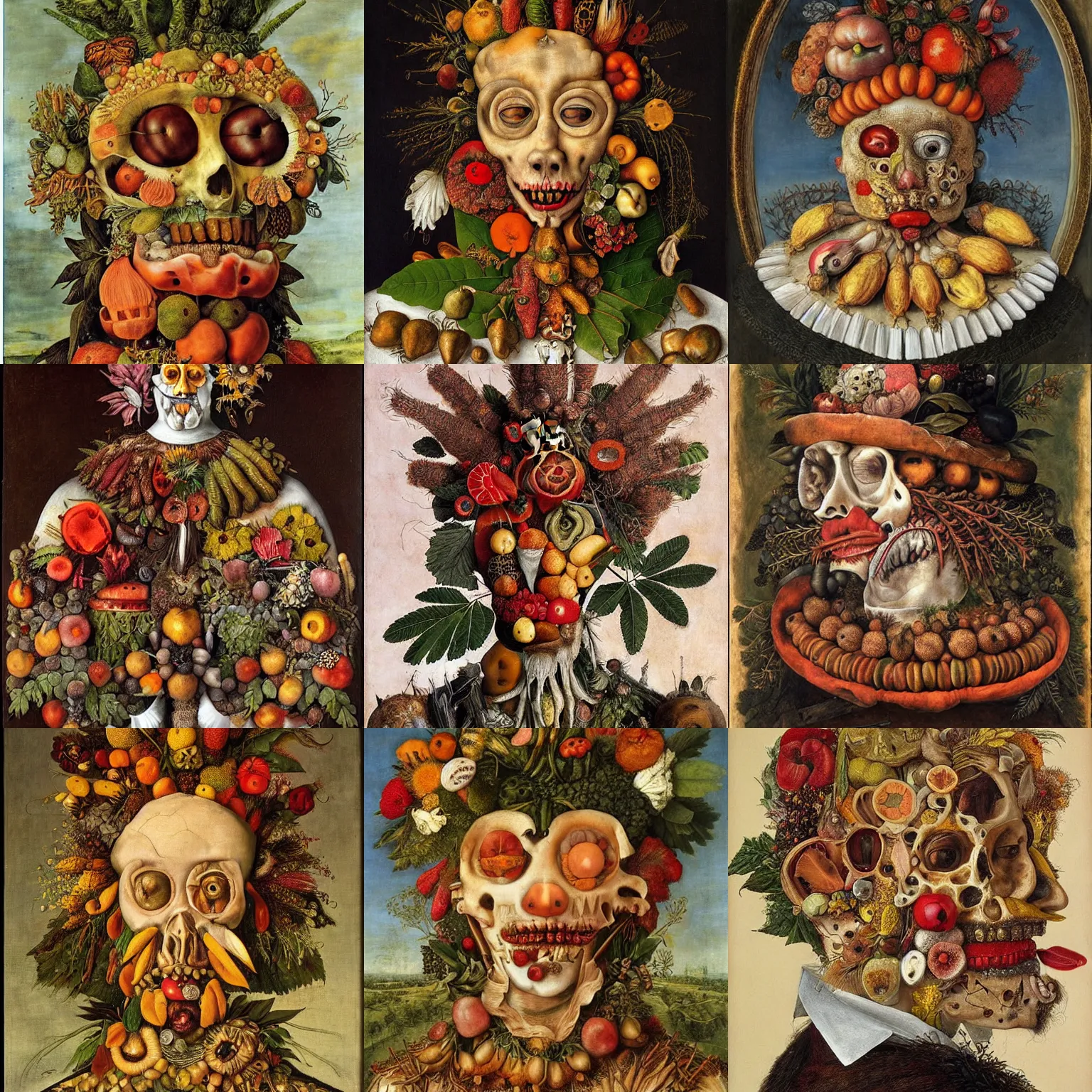 Prompt: art by giuseppe arcimboldo