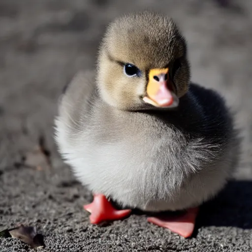 Prompt: A baby duck, award winning photography