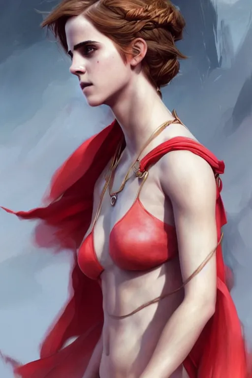 Prompt: goddess of the scarlet rot emma watson, highly detailed, digital painting, artstation, concept art, smooth, sharp focus, illustration, unreal engine 5, 8 k, art by artgerm and greg rutkowski and edgar maxence