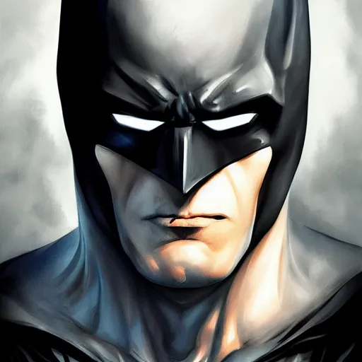 Image similar to Batman, full figure. detailed portrait, character, intricate complexity, in the style of Artgerm, Kazuki Tanahashi, and WLOP, quixel megascan”