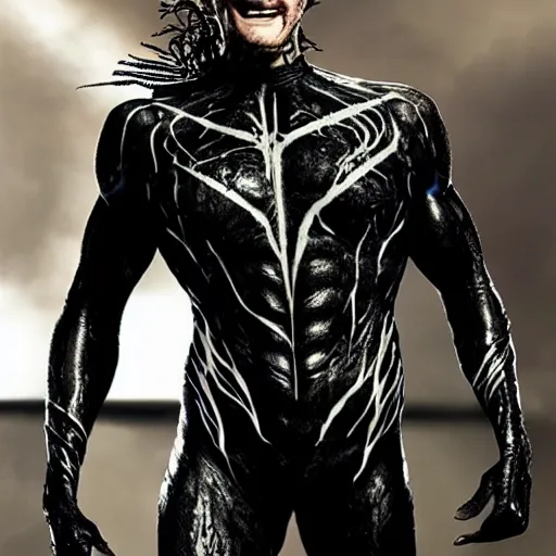 Prompt: Andrew Garfield as venom