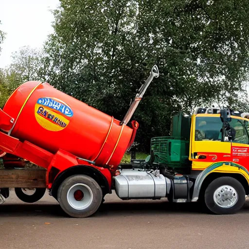 Image similar to london machinery, cement truck