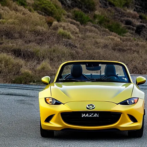 Image similar to 105mm photo of car full view mid distance photograph Mazda Miata from 2020