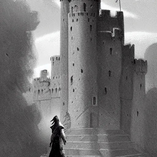 Image similar to a raven rogue in a castle. r / oldschoolfantasy