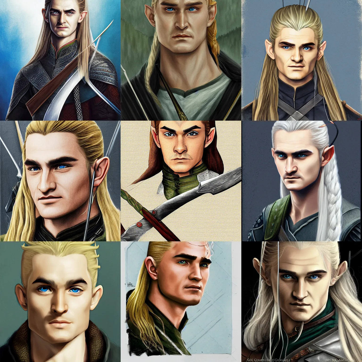portrait of legolas, by hyung - tae kim | Stable Diffusion | OpenArt