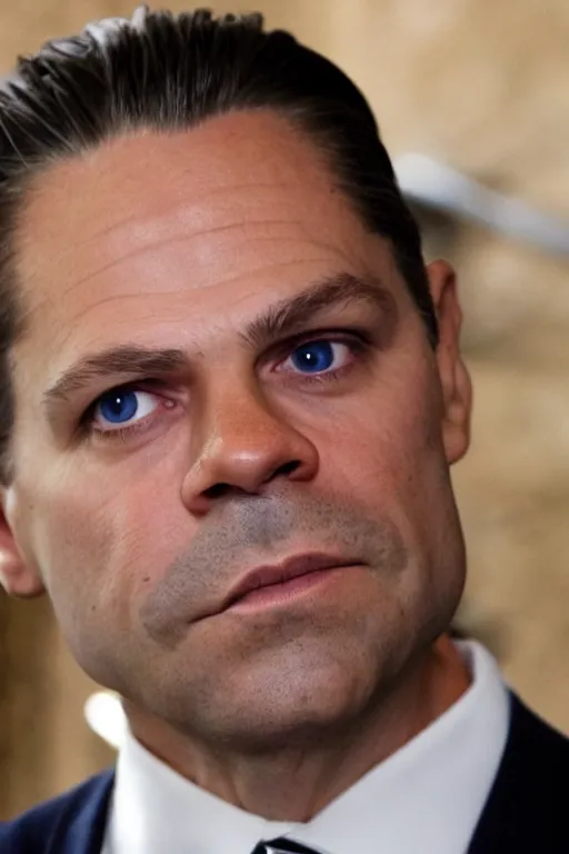 Prompt: the eye of sauron on lachlan murdoch