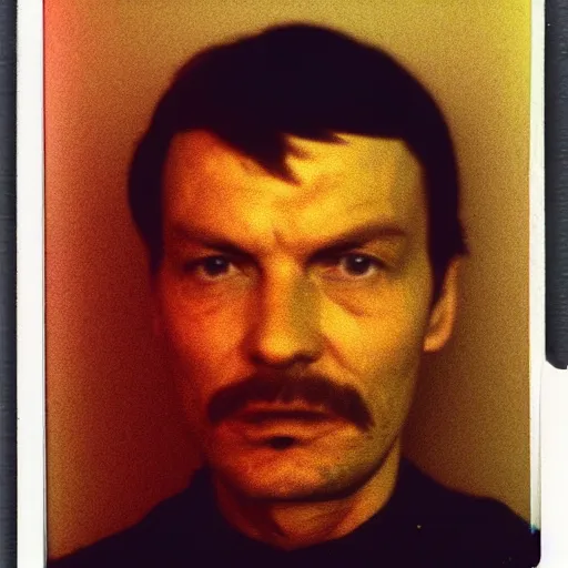 Prompt: polaroid of nameless one face shot by Tarkovsky