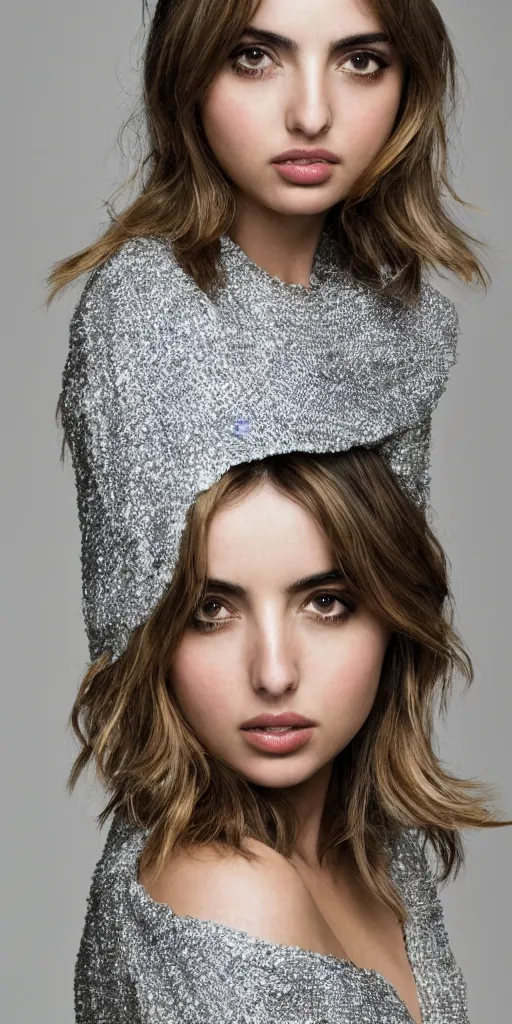 Image similar to ana de armas portrait, film still,