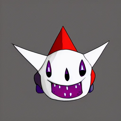 Image similar to pokemon gengar, digital art, arstation