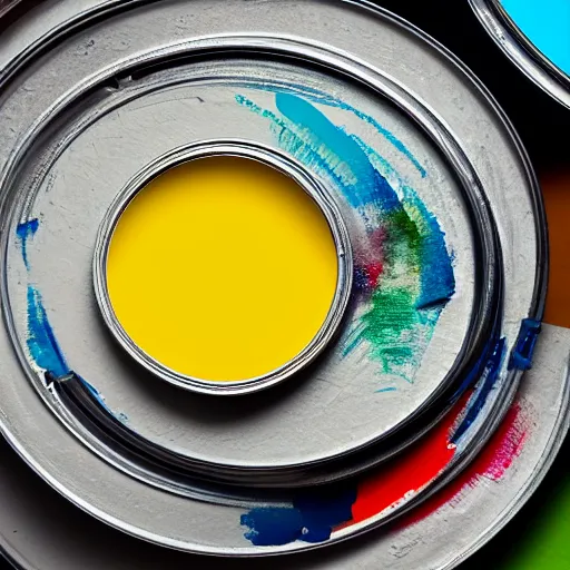 Image similar to can of paint, minimal, modern