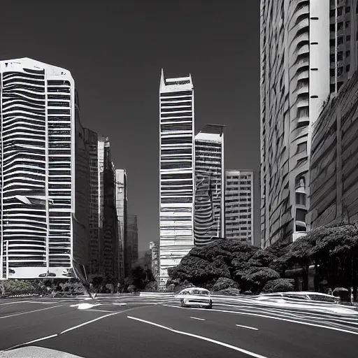 Prompt: avenida paulista by pierre pellegrini