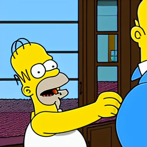 Image similar to homer simpson in south parl