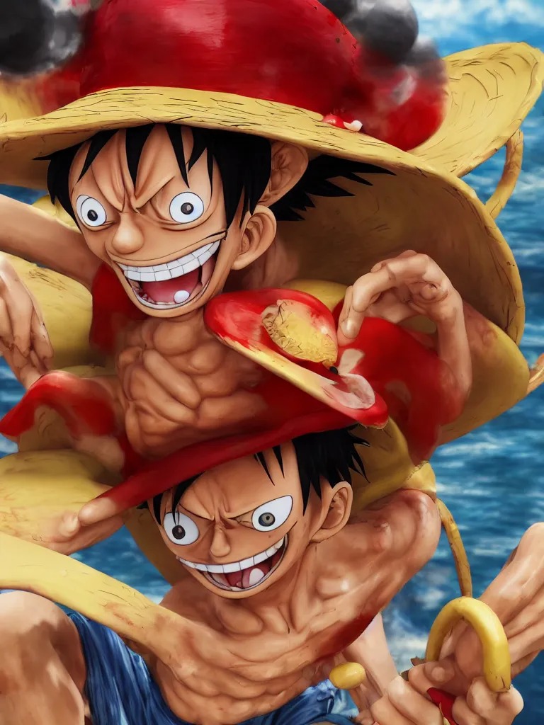 Screen Cap Redraw: Luffy Edition (OC) : r/OnePiece