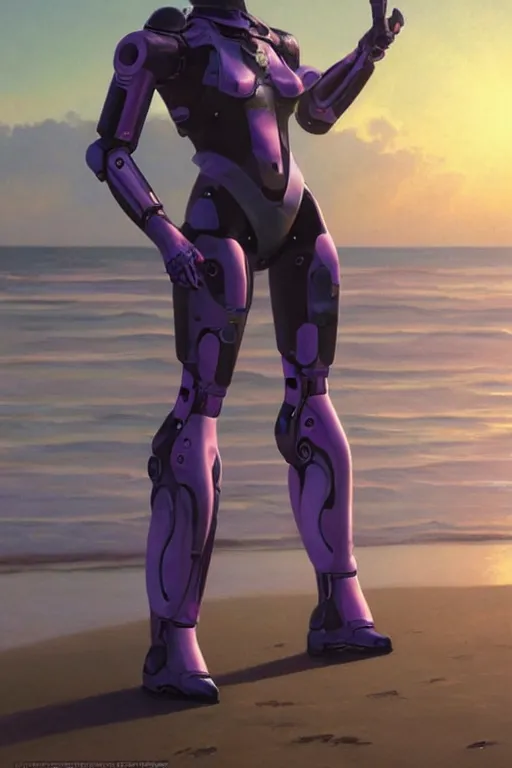 Prompt: vladimir putin robotic clothes in the beach purple sun, pink lighting ultra realistic photorealistic highly detailed high quality, a stunningly, digital painting, artstation, concept art, smooth, sharp focus, illustration, art by artgerm and greg rutkowski and alphonse mucha 8 k
