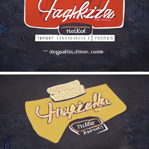 Image similar to make a design logo for haikal frozen food