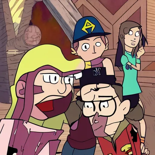 Image similar to lost episode if gravity falls