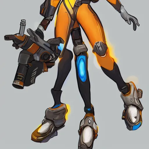 Pin by Akira on Tracer  Overwatch fan art, Overwatch tracer, Warrior girl