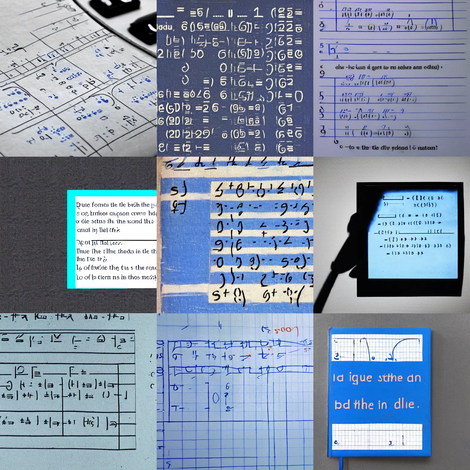 Prompt: blue - and - white image of a very simple maths question written in a textbook