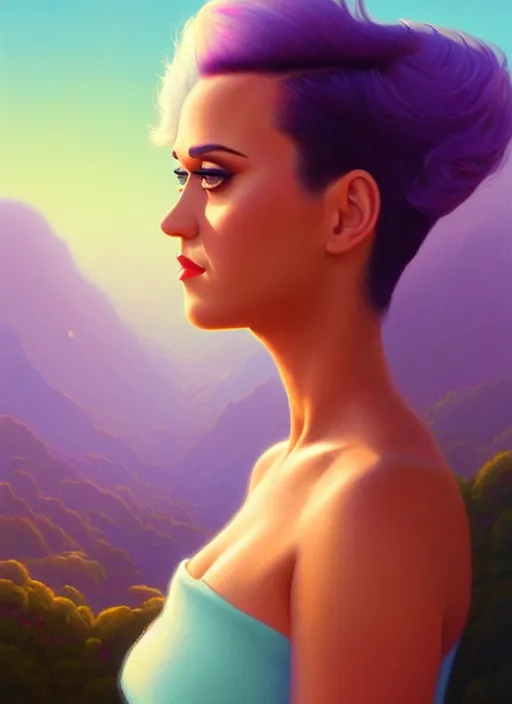 Image similar to katy perry by sylvain sarrailh, rhads, ferdinand knab,, trending on artstation, cinematic light, pastel colors, volumetric shading, high radiosity dull skin,, global illumination, radiant light, soft light, soft color dodge, subsurface scattering