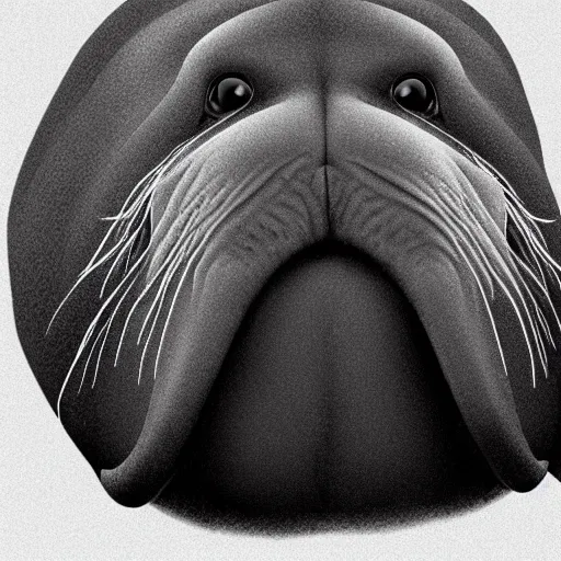 Image similar to if a walrus were human, photorealistic 4K.