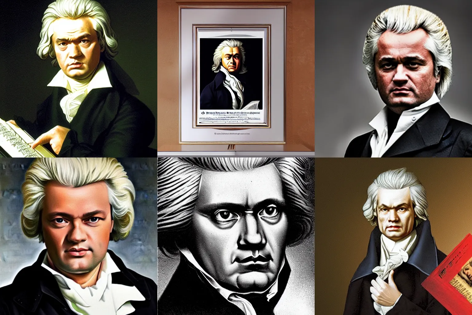 Prompt: Geert Wilders as Beethoven