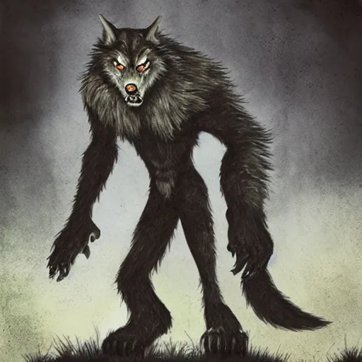 Image similar to Werewolf,