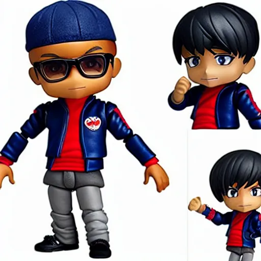 Image similar to wizkid, nendoroid of wizkid, figurine, detailed product photo,